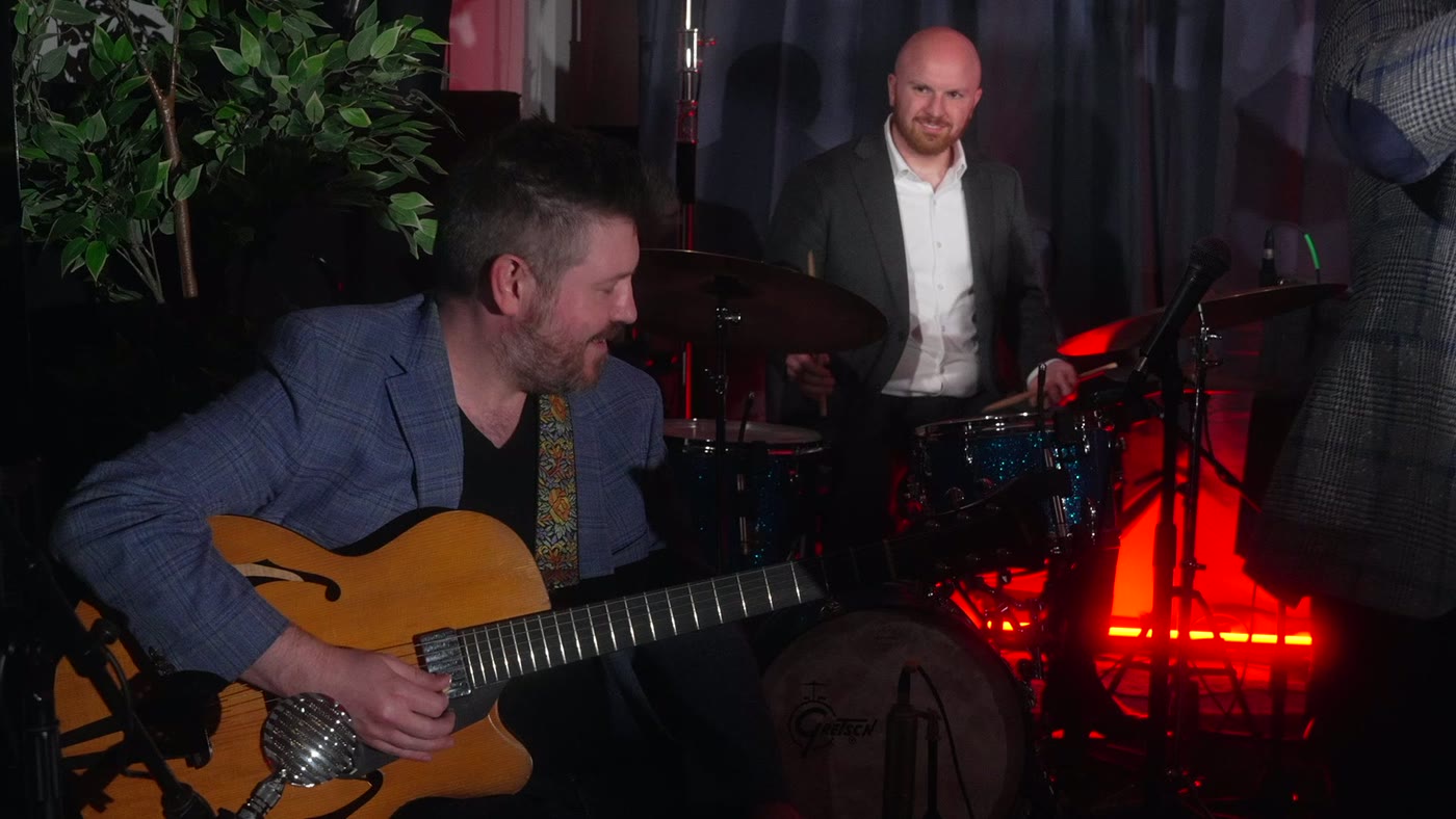 Graham Dechter in the Sessions With Shaw studio